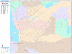 Chula Vista Digital Map Color Cast Style